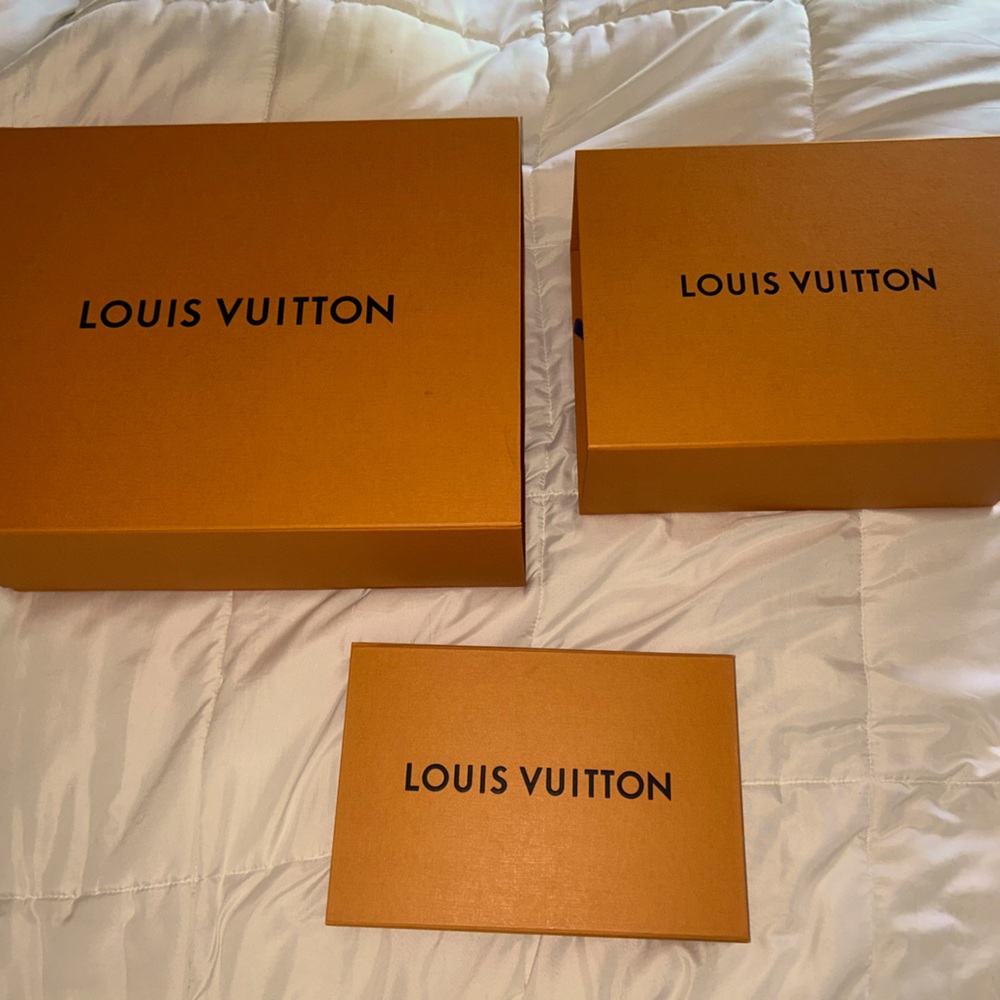 Lot of 3 Louis Vuitton boxes